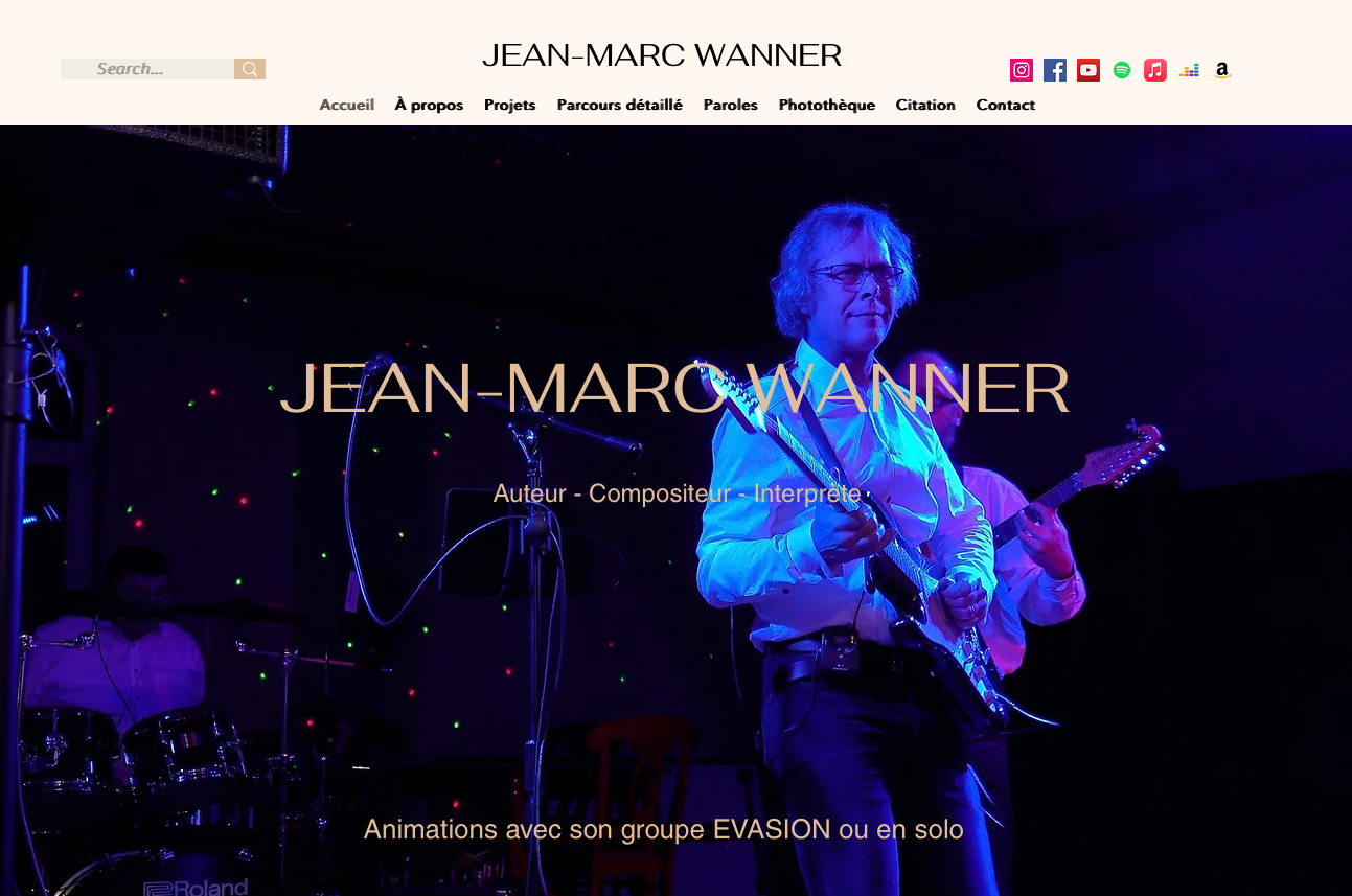 image de la page web de Jean-Marc Wanner